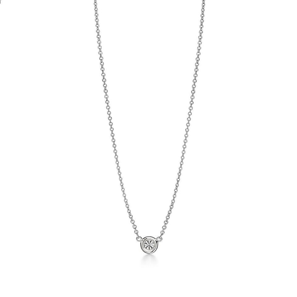 Tiffany Elsa Peretti ®  Series Diamonds by the Yard ™  Single Diamond Necklace