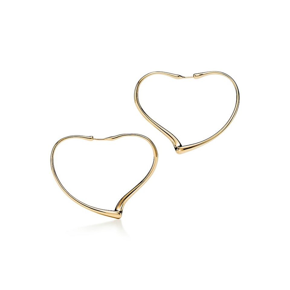 Tiffany Elsa Peretti ®  Series Open Heart Ring Earrings