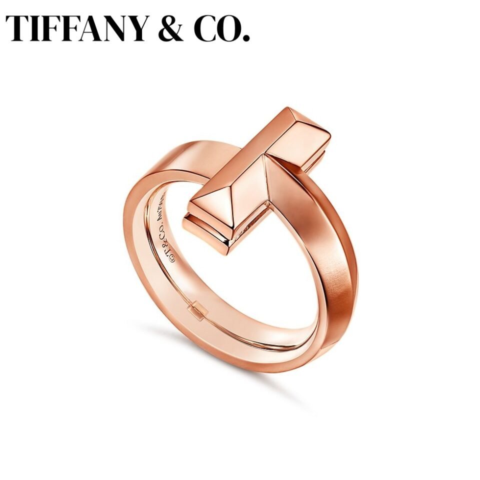 Tiffany T Series T1 Rings Rose Gold