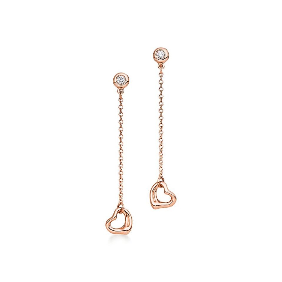 Elsa Peretti ®  Series Diamonds by the Yard ™  Open Heart Earrings