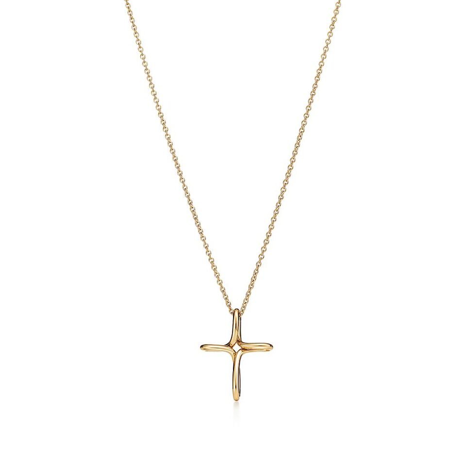 Tiffany Elsa Peretti ®  Infinity Cross Pendant Series