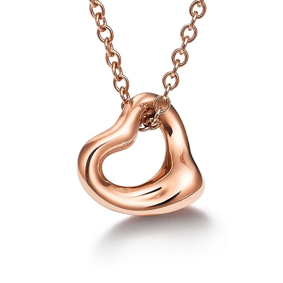 Tiffany Elsa Peretti ®  Series Open Heart Necklace
