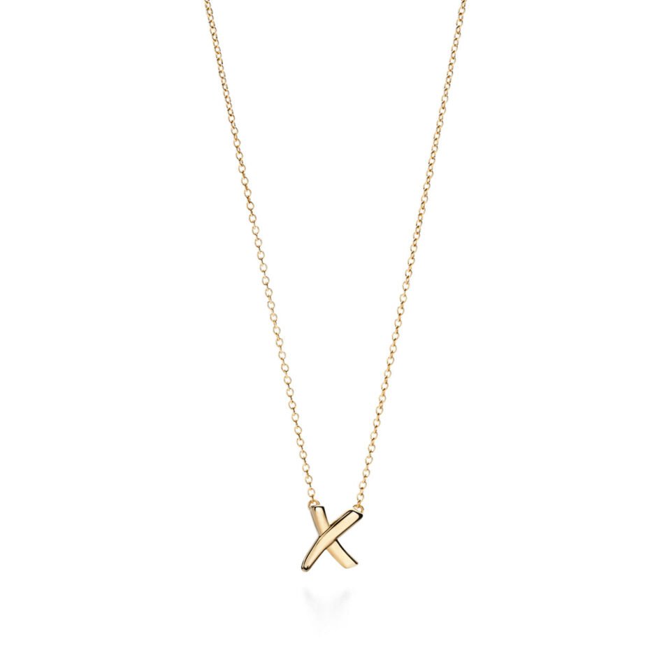 Tiffany Paloma's Graffiti Series X Pendant Solid Silver S925 Necklace