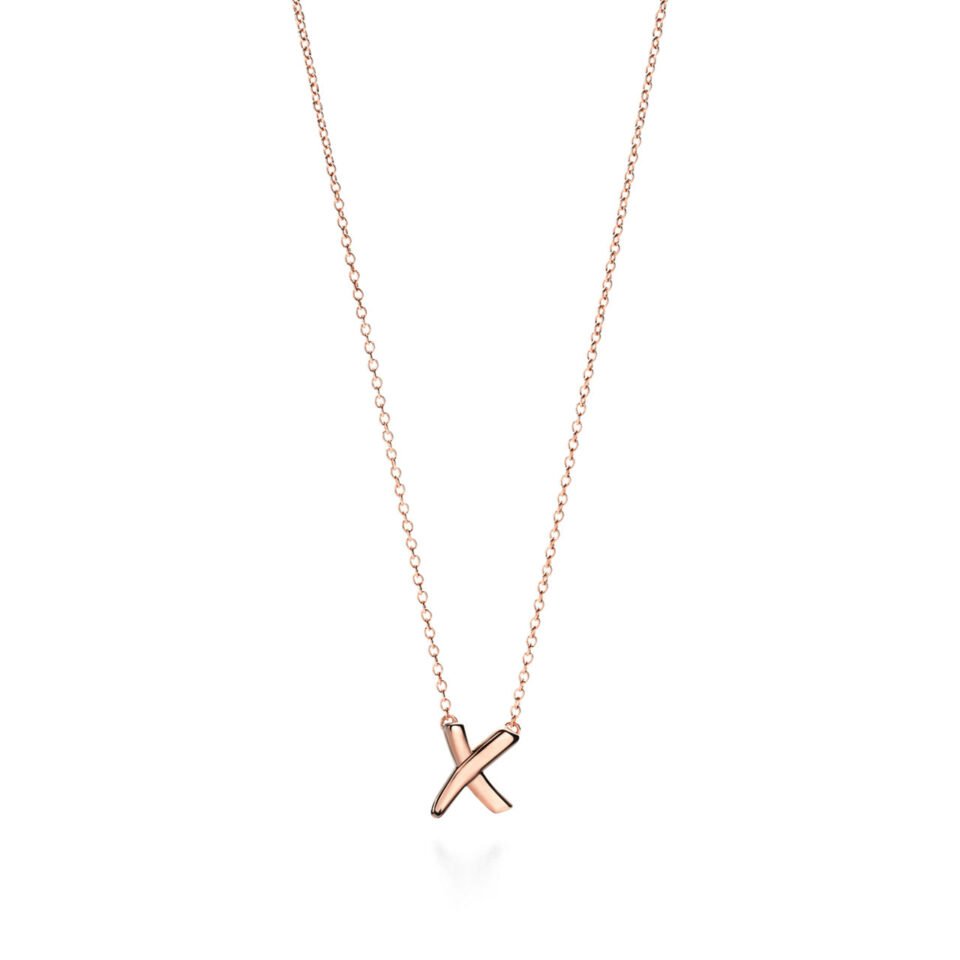 Tiffany Paloma's Graffiti Series X Pendant Solid Silver S925 Necklace