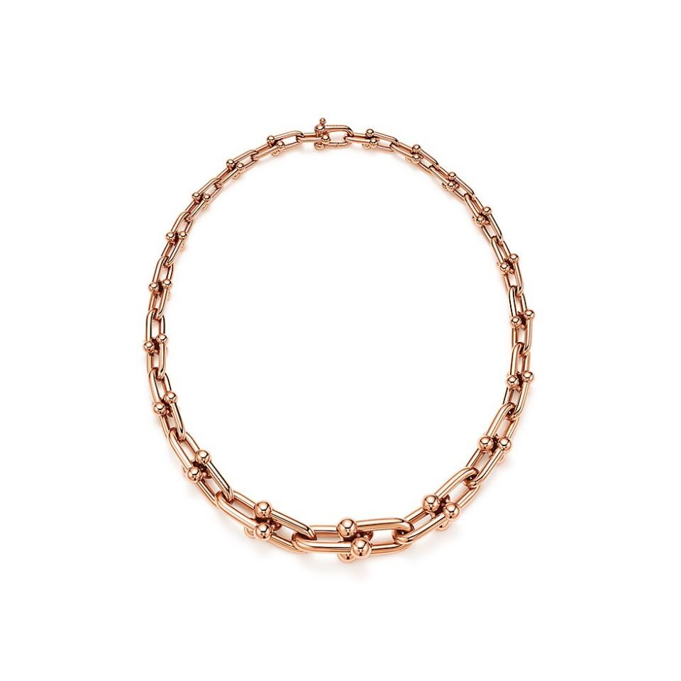 Tiffany HardWear series gradient chain necklace