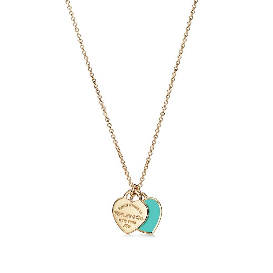 Return to Tiffany ™  Series Double Heart Tag Necklace
