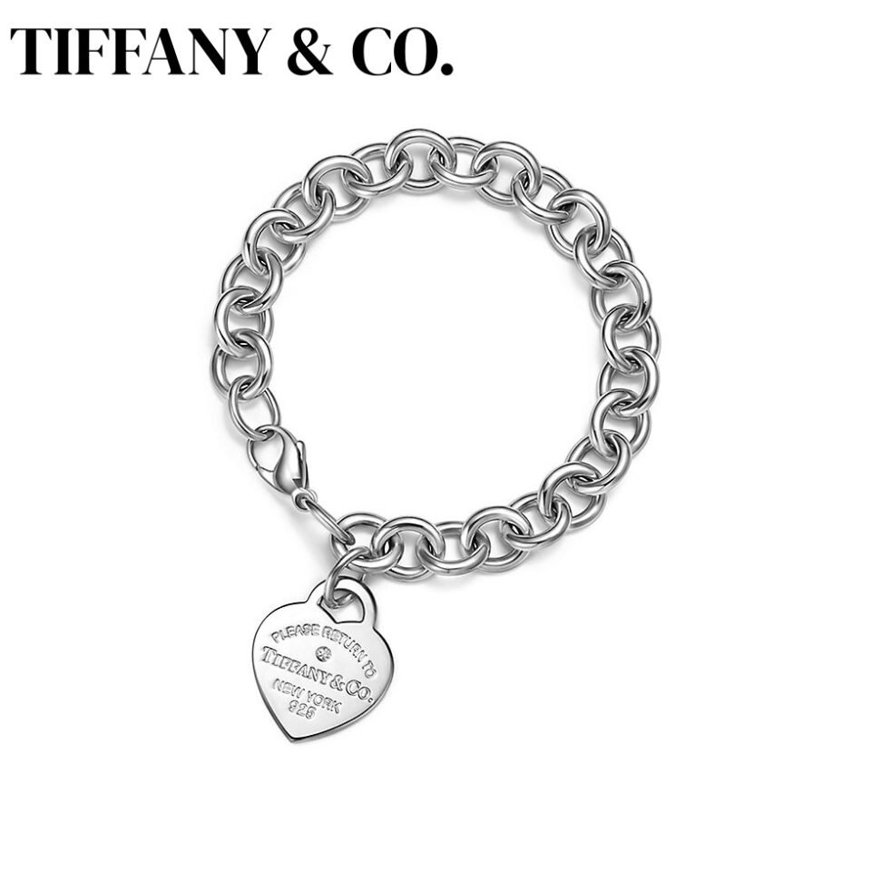 Return to Tiffany ™  Series Heart Tag Bracelet 925 Sterling Silver