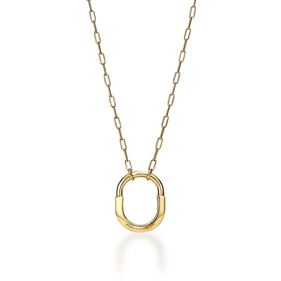 Tiffany Lock series necklace in gold