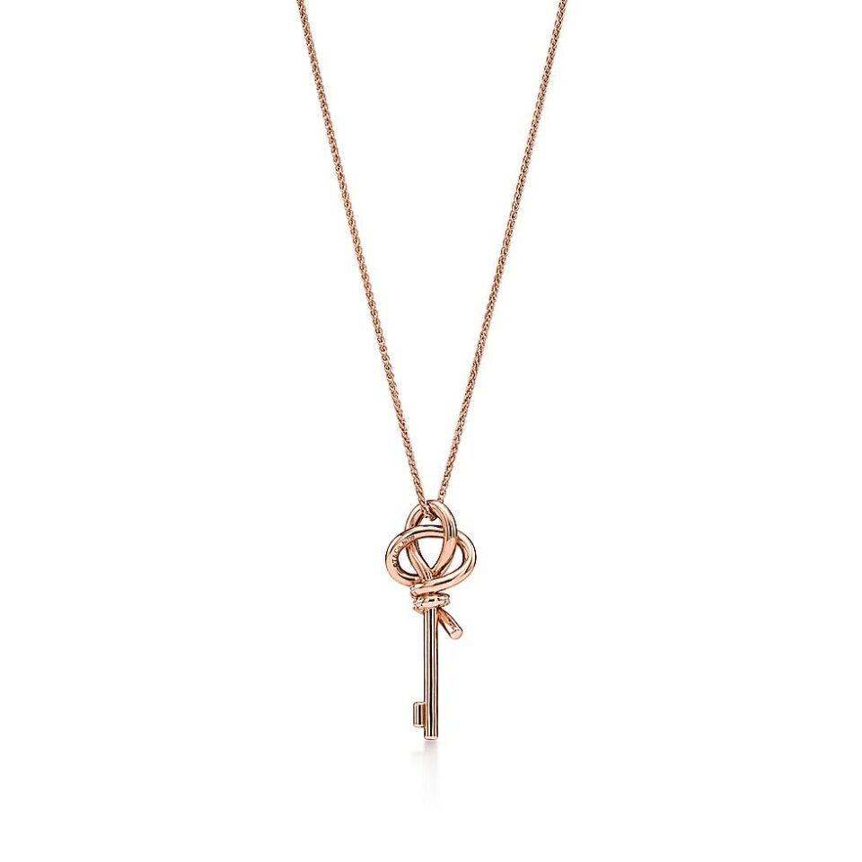 Tiffany Knot series key necklace