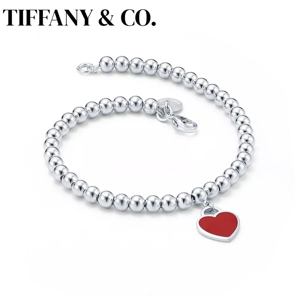Tiffany & Co. Return to Tiffany ™  Series Red Heart Tag Mini Bead Bracelets