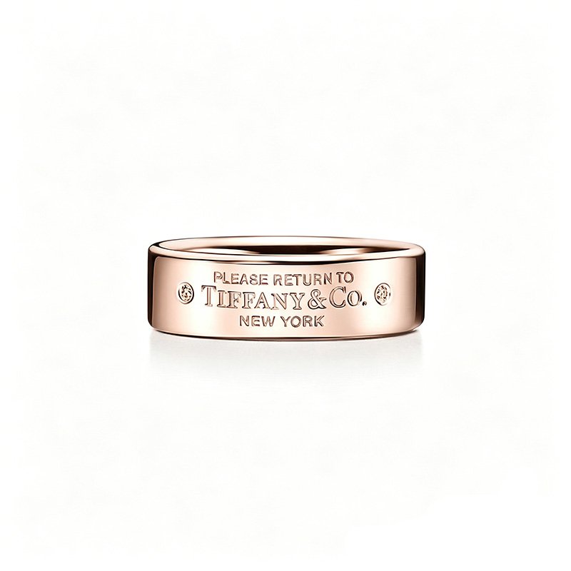 Tiffany Return to Tiffany Series Rings With Rose Gold