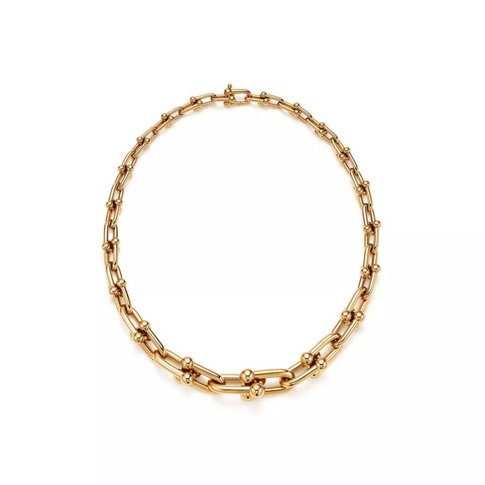 Tiffany HardWear series gradient chain necklace
