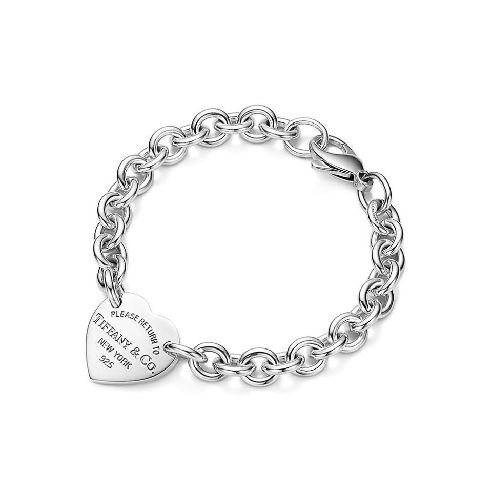 Return to Tiffany Heart Tag Link Bracelets