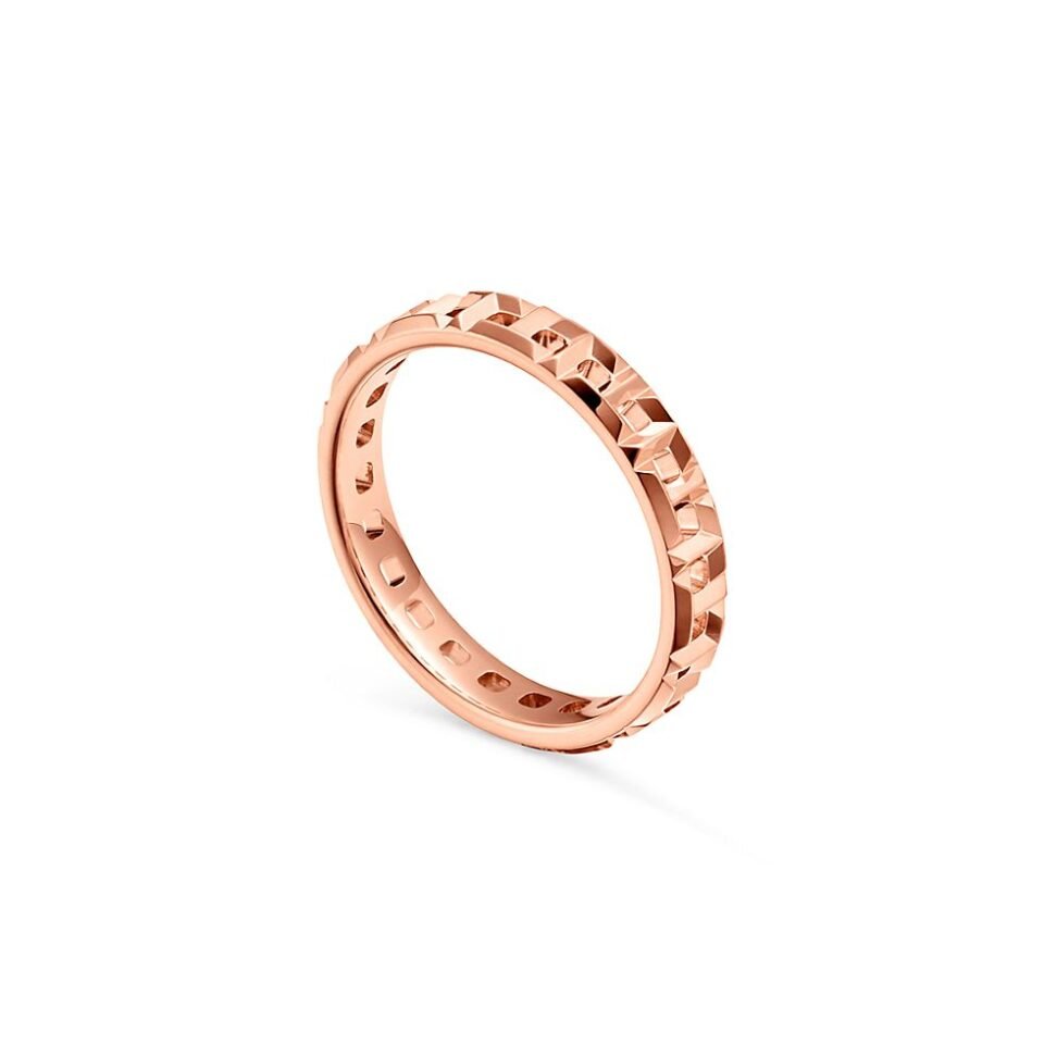 Tiffany T Series True Narrow Rings Rose Gold