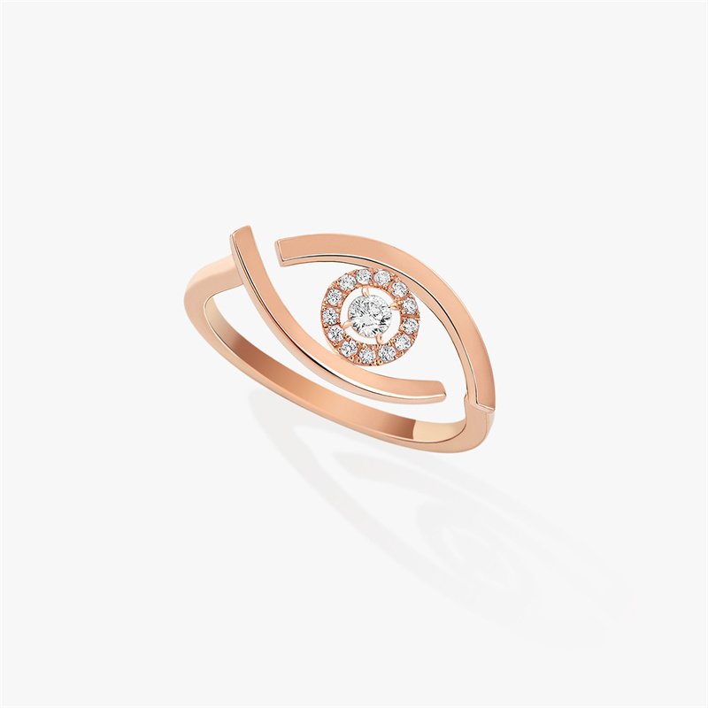 MESSIKA Lucky Eyes Rings With Rose Gold