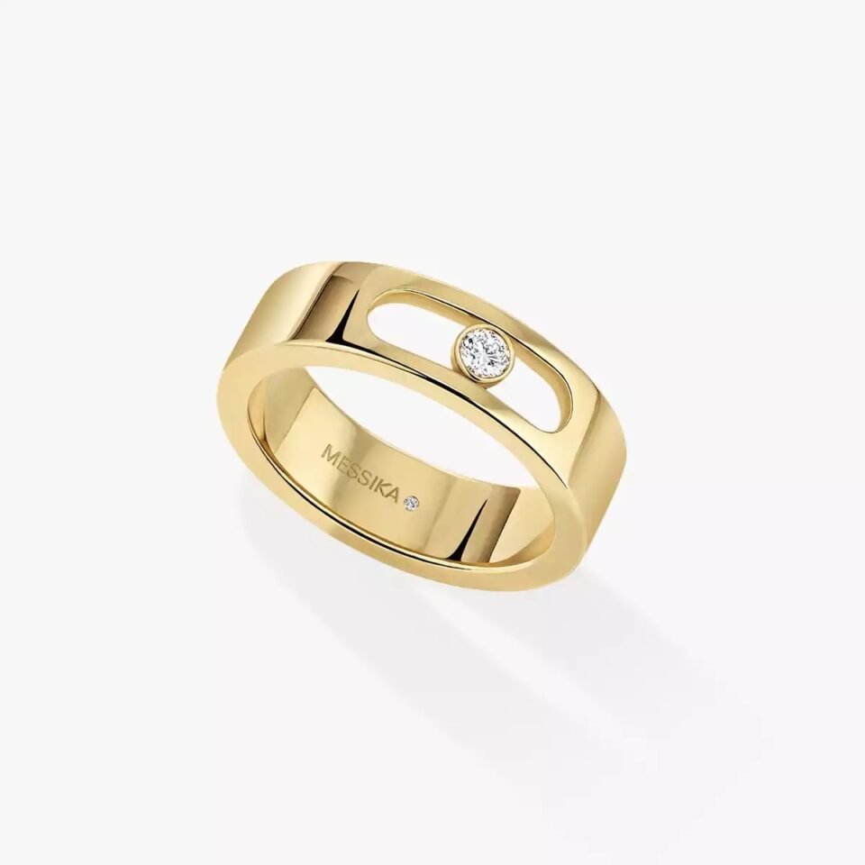 MESSIKA Move Joaillerie Wedding Rings With Gold
