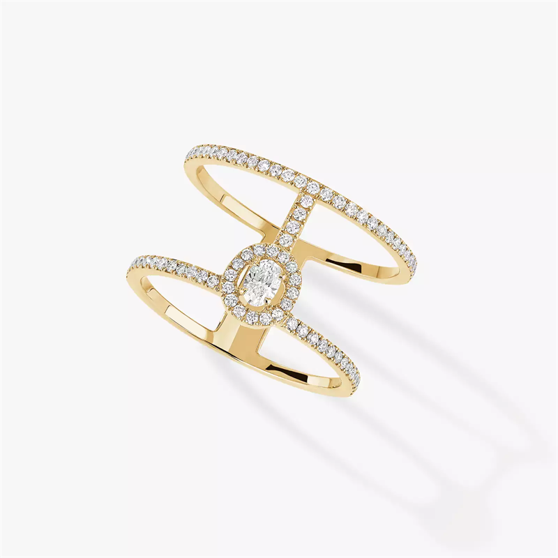 MESSIKA Move Joaillerie Wedding Rings With Gold