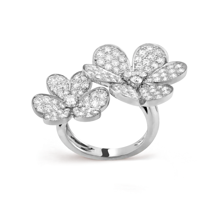 Van Cleef&Arpels Frivole Finger Ring Pure Silver S925