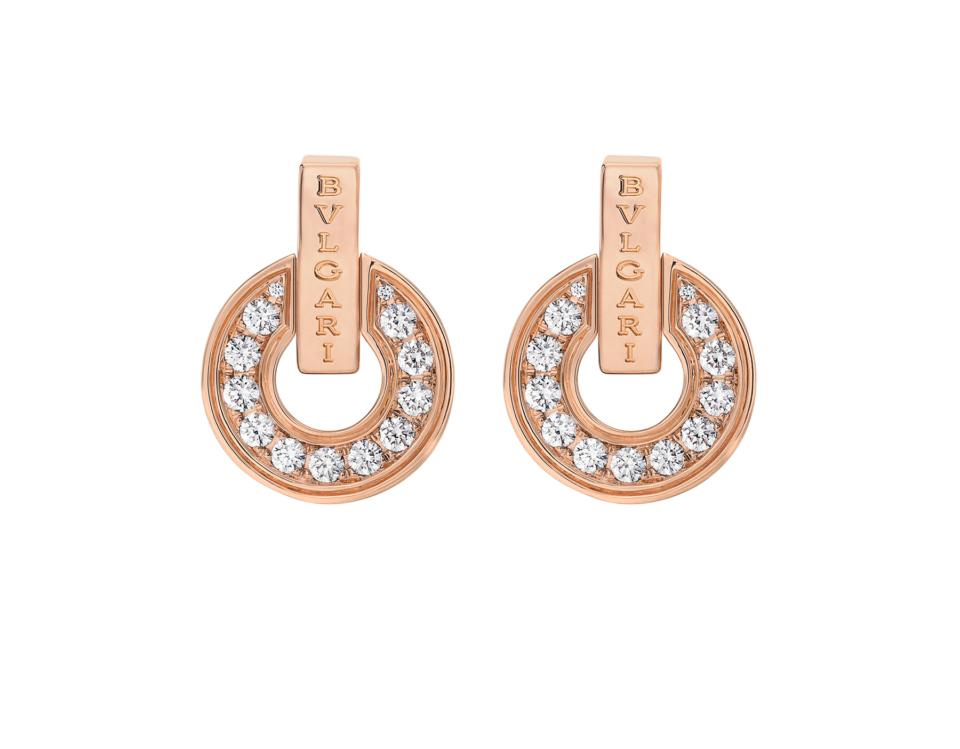 BVLGARI BVLGARI Series earrings with Rose gold