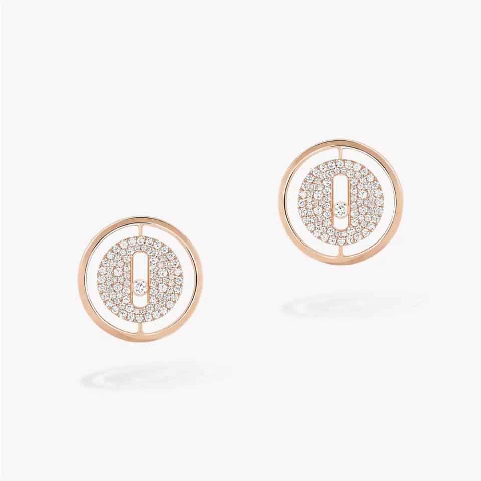 Messika Lucky Move Earrings With Rose Gold