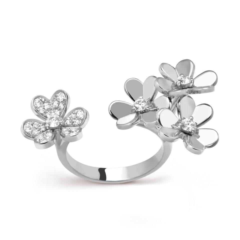 Van Cleef&Arpels Frivole Finger Ring Pure Silver S925