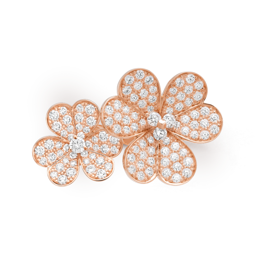Van Cleef&Arpels Frivole Finger Ring Rose Gold