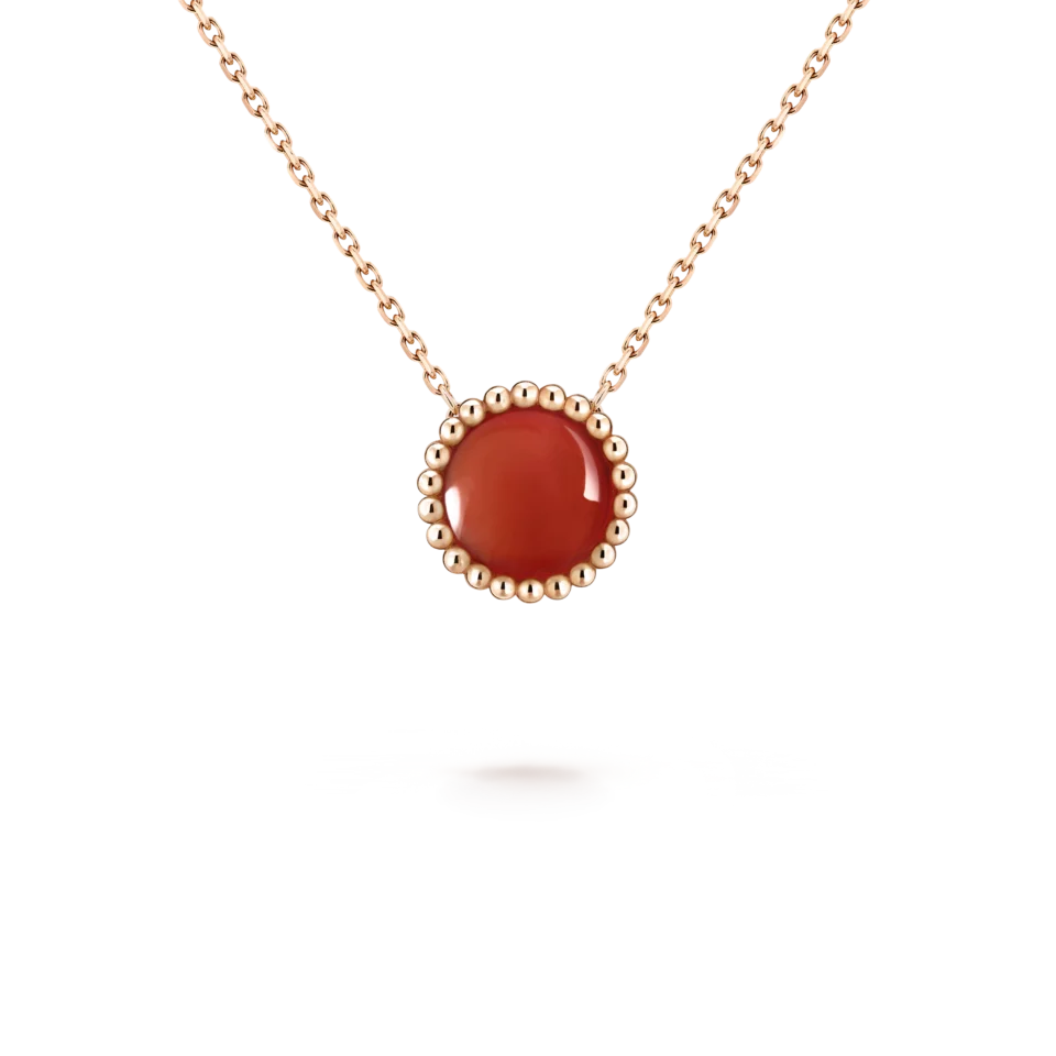 Van Cleef&Arpels Perl é e couriers pendant in rose gold