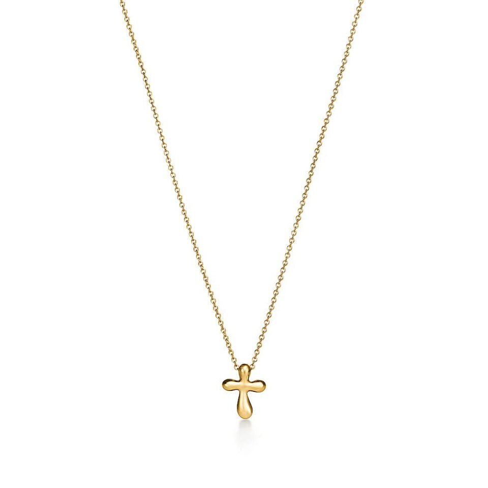 Tiffany Gold Elsa Peretti ™  Series Cross Pendant