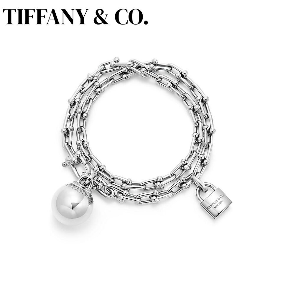 Tiffany HardWear Series Wrapped Small Chain Bracelets With S925 sterling silver