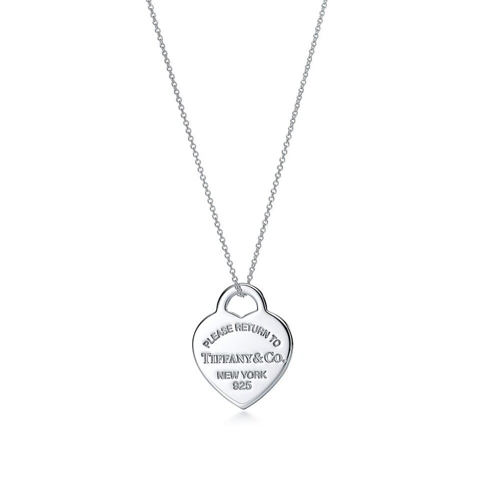 Return to Tiffany ™  Heart Tag necklace in pure silver series