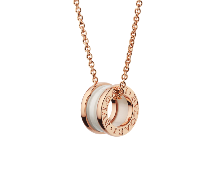 BVLGARI B. Zero1 Series Necklaces White Spring Necklace