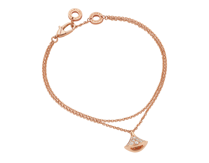 BVLGARI Divas' Dream Series Bracelets Rose gold with Diamond