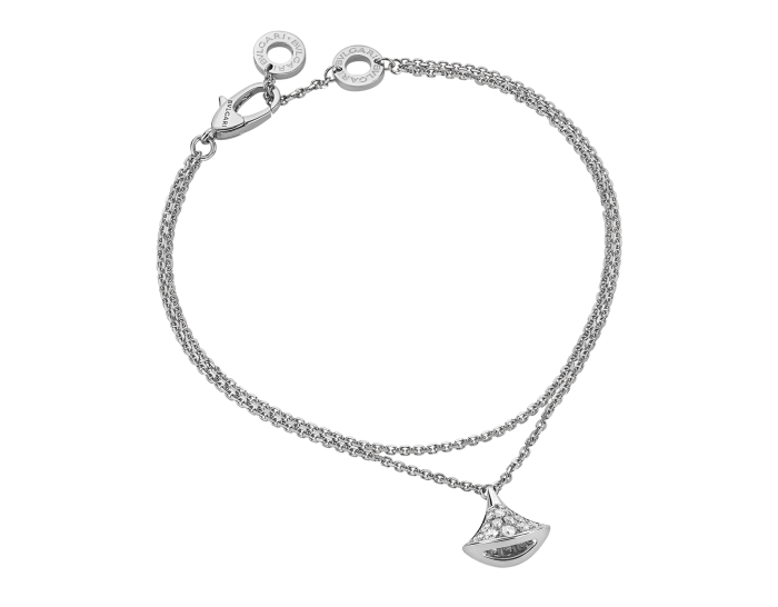 BVLGARI Divas' Dream Series Bracelets Silver with Diamond