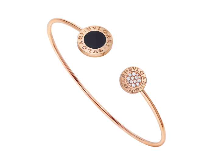 BVLGARI Bangles Rose Gold Circular Opening Bangles