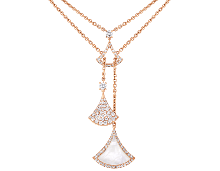 BVLGARI Divas' Dream Necklaces Fan Shaped Tassel Necklace