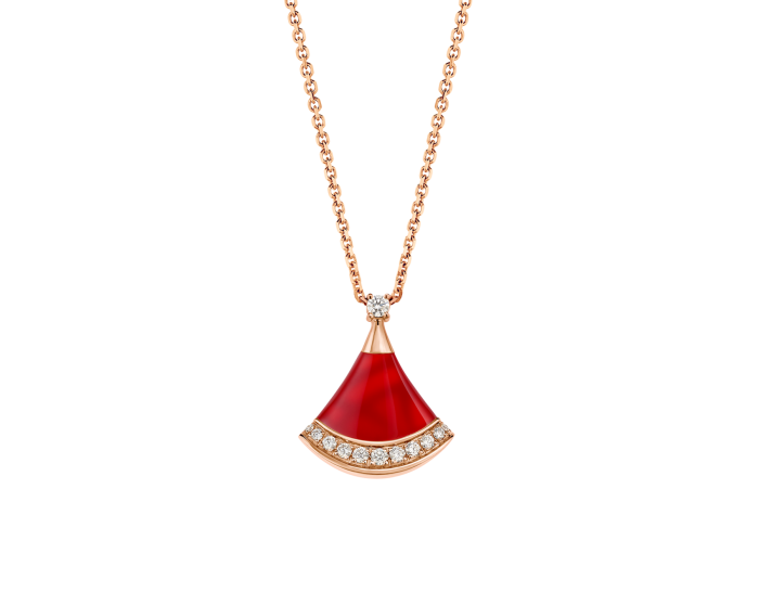BVLGARI Divas' Dream necklaces in Red skirt shape