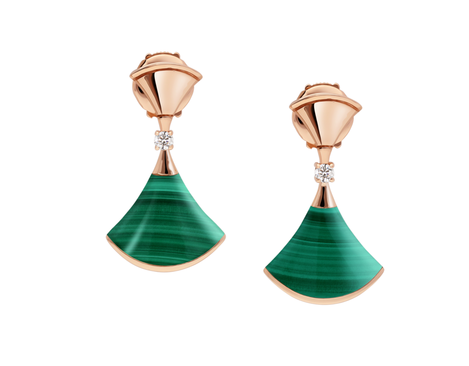 Bvlgari Divas’ Dream Series Earrings Green