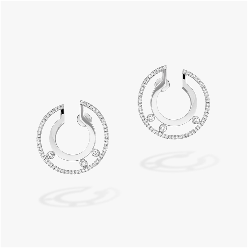 Messika Lucky Move Earrings With 925 Sterling Silver