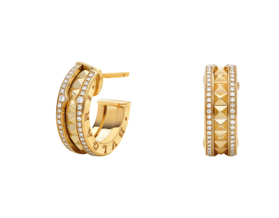 BVLGARI B. Zero1 series earrings with gold