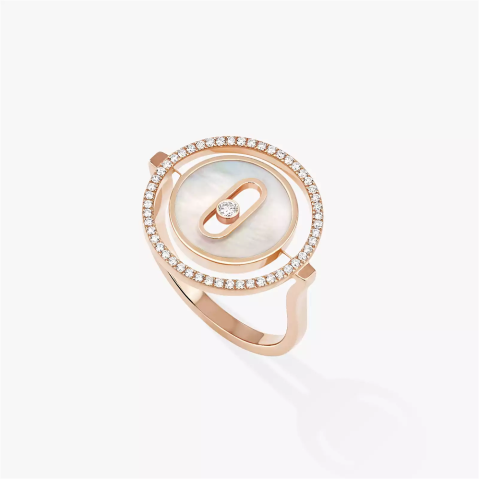 MESSIKA Lucky Move White Shell Rings