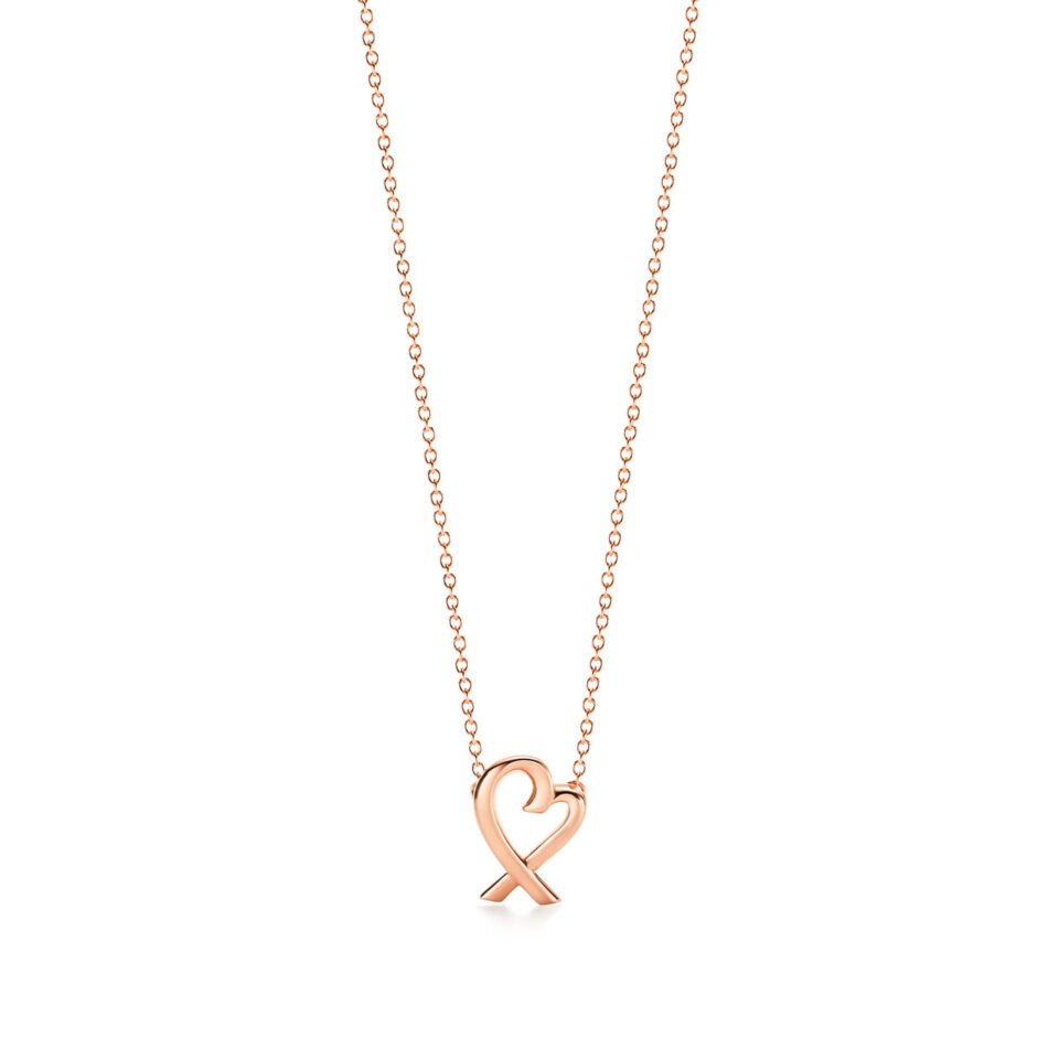 Tiffany Paloma Picasso ®  Loving Heart necklace series rose gold