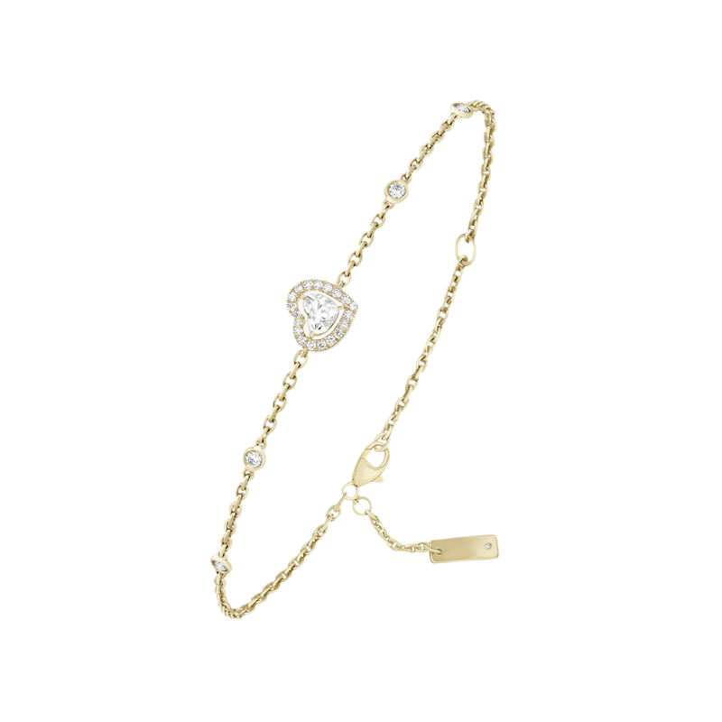 MESSIKA Joy Series Love Shaped Bracelets With Gold