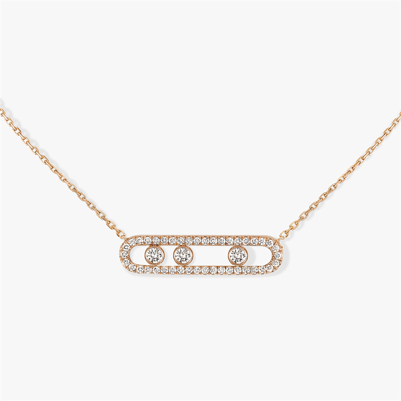 MESSIKA Baby Move Necklaces With Rose Gold