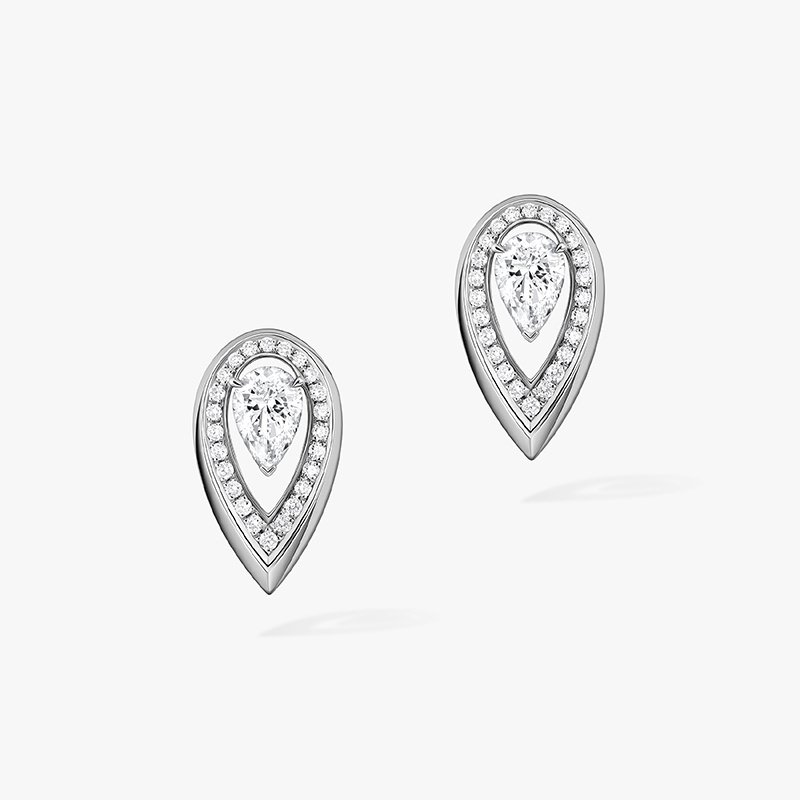 Messika Fiery Waterdrop Earrings With 925 Sterling Silver