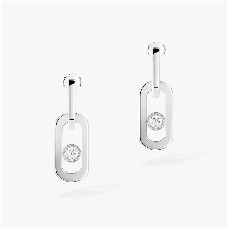 Messika So Move Earrings With 925 Sterling Silver
