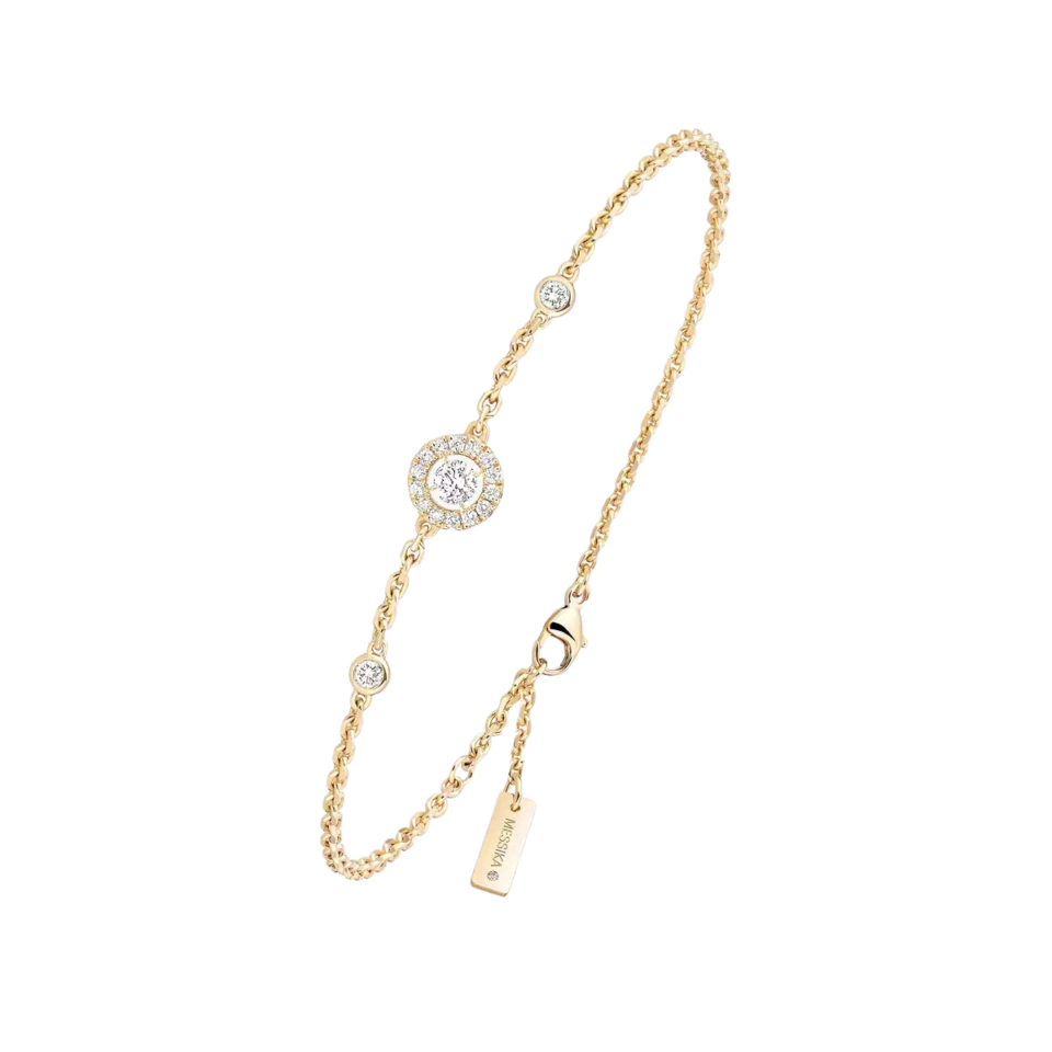 MESSIKA Joy Series Round Diamond Bracelets With Gold