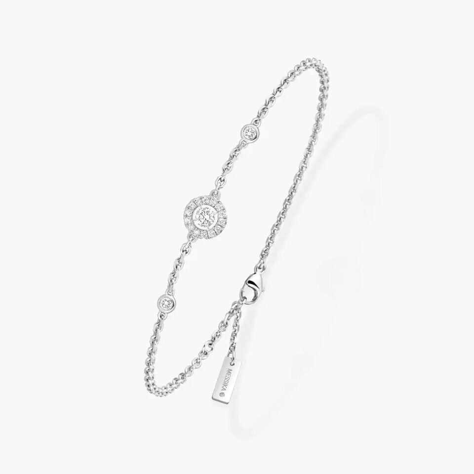 MESSIKA Joy Series Round Diamond Bracelets With 925 Sterling Silver