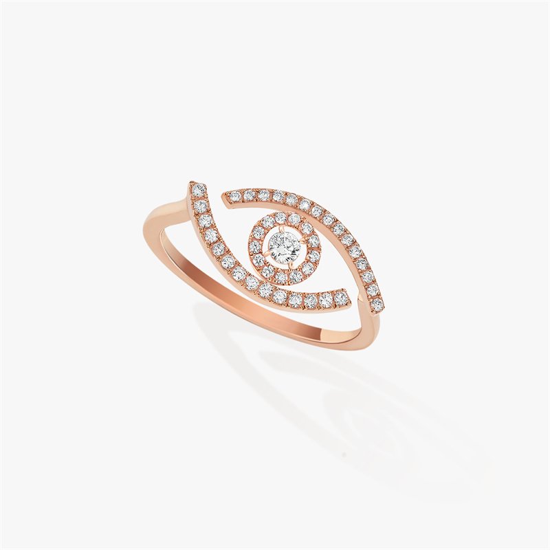 MESSIKA Lucky Eyes Rings Rose Gold With Diamonds