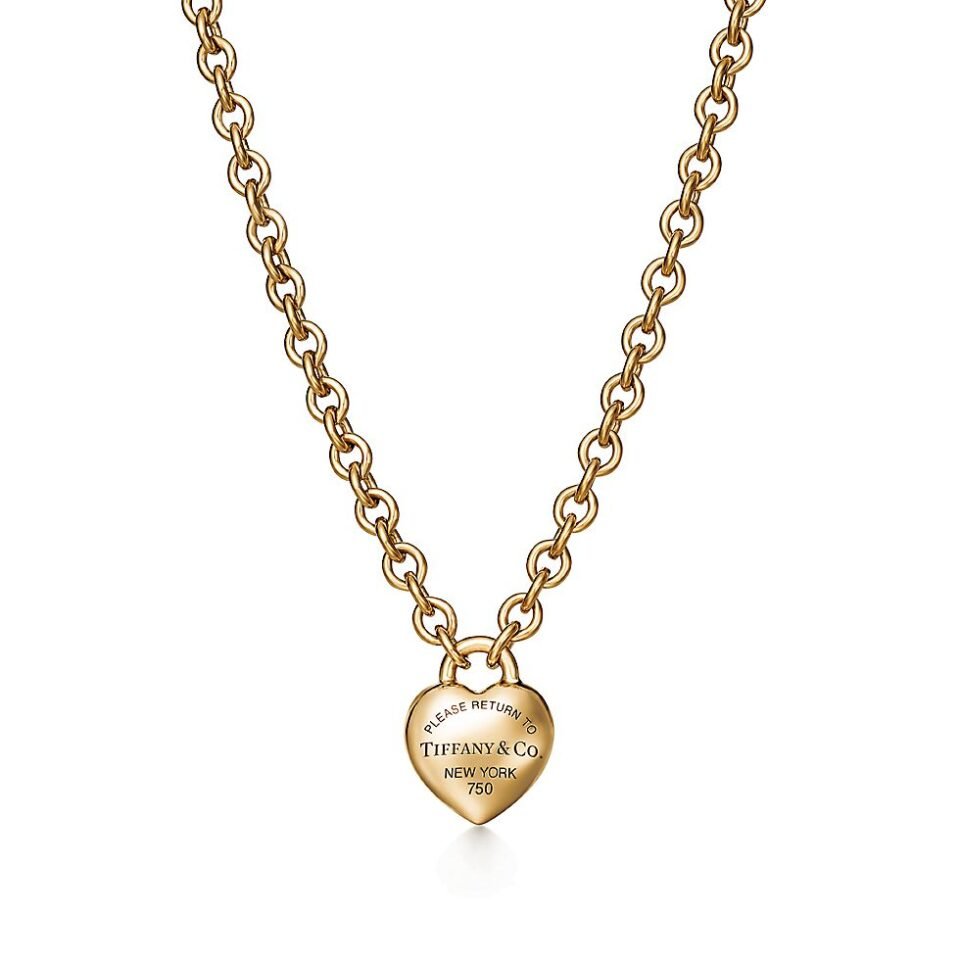 Return to Tiffany ™  Series Full Heart Necklace Gold
