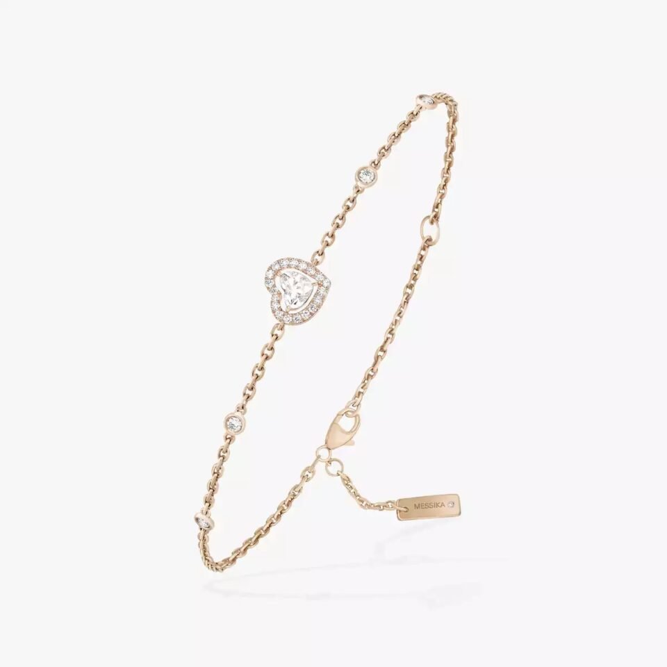 MESSIKA Joy Series Love Shaped Bracelets With Rose Gold